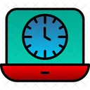 Reloj En Linea Reloj Aprendizaje Icono