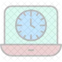 Reloj En Linea Reloj Aprendizaje Icono