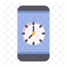 Reloj del teléfono inteligente  Icono