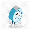Mascota Del Logotipo Del Reloj Animada Diseno Icono