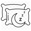 REM Schlaf Frau Symbol