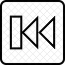 Rembobiner Inverser Revenir En Arriere Icône