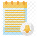 Reminder Letter Paper Icon