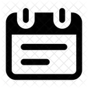 Reminder Calendar Daybook Icon