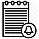 Reminder Letter Paper Icon