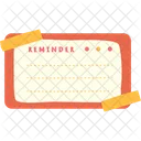 Paper Reminder Note Icon