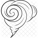 Remolino Abstracto Diseno En Espiral Elemento Decorativo Icono