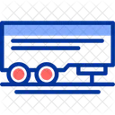 Remolque Estacionado Estacionamiento De Remolques Remolque Estacionario Icono