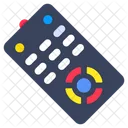 리모컨 TV 리모컨 채널 변경기 아이콘