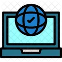 Remote Access Distant Entry Online Connectivity Icon