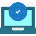 Remote Access Distant Entry Online Connectivity Icon