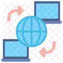 Remote Access Global Network Global Connection Icon