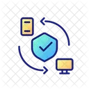 Remote Data Protection Icon