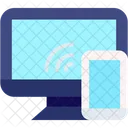 Remote Connection Smart Tv Responsive Devices Icon