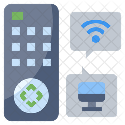 Remote Control Icon - Download in Flat Style