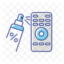 Remote Control Disinfection  Icon