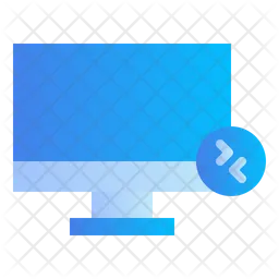 Remote Desktop Icon - Download in Gradient Style
