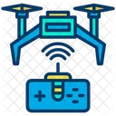 Drone Signal Remote Control Range Remote Control Signal Icon
