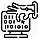 Binary Coding Remote Network Icon