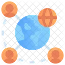 Remote Working Online Icon