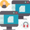 Remote Support Tech Icon