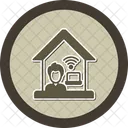 Remote Job Remote Working Remote Work Telecommuting Job Virtual Job Work From Anywhere Telework Job Icon