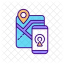 Remote location app to track device online  Icon