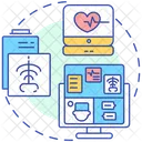 Remote patient monitoring  Icon