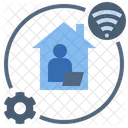 Remote Work Work From Home Working From Home Icon