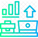 Remote Work Motivation Digital Motivation Virtual Inspiration Icon