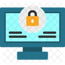 Remote Work Security Virtual Security Online Safety Icon