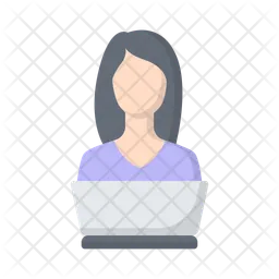 Remote worker  Icon