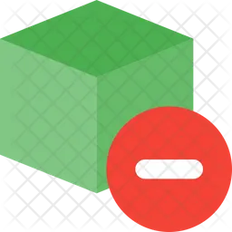 Remove 3 D Printing  Icon