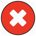 Remove Cross Red Icon