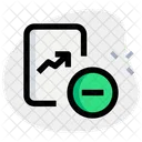 Remove Analysis Growth Graph Line Chart Icon