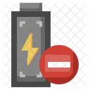 Remove Battery Negative Minus Icon