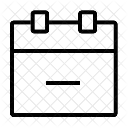 Remove calendar  Icon