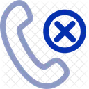 Remove Call Mute Decline Icon