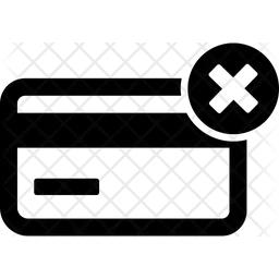 Remove card  Icon