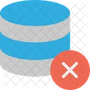 Remove Database Delete Cross Icon
