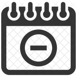 Remove date  Icon