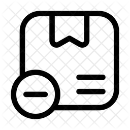 Remove Delivery  Icon