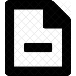 Remove Document  Icon