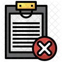 Remove Document  Icon
