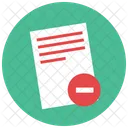 Remove Document Notes Icon