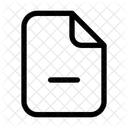 Remove Document Remove File Delete File Icon