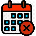 Remove Event Calendar Delete Icon