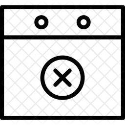 Remove event from calendar  Icon