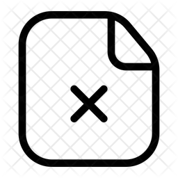 Remove file  Icon