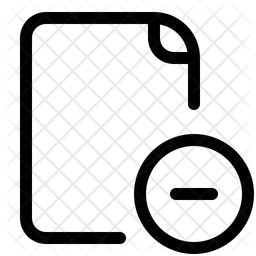 Remove File  Icon